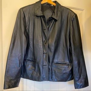 Preston & York leather jacket